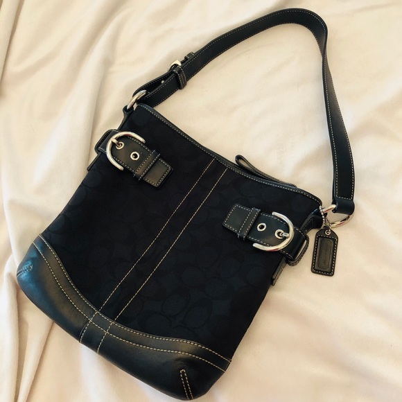 Coach Handbags - Coach black bucket bag